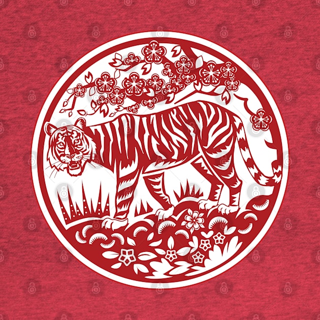 Chinese Zodiac - Tiger by Peppermint Narwhal